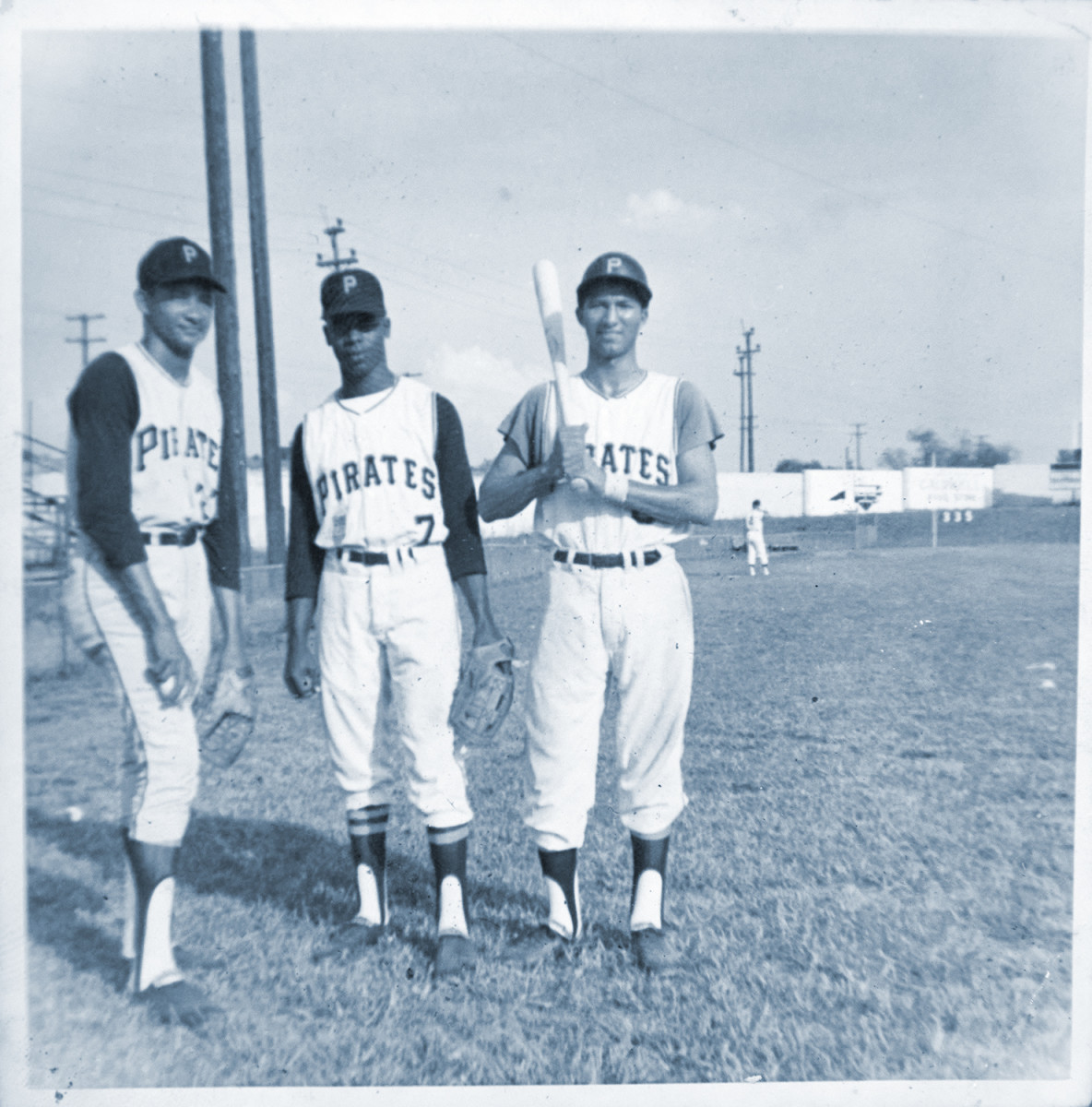 Countrymen Cruz, Edmead and Diloné (left to right) starred for Salem of the Carolina League in 1974. 